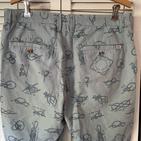 Vans-Mens size 32,  Nautical Print - Picture 3 of 4